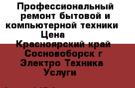 Профессиональный ремонт бытовой и компьютерной техники! › Цена ­ 150 - Красноярский край, Сосновоборск г. Электро-Техника » Услуги   